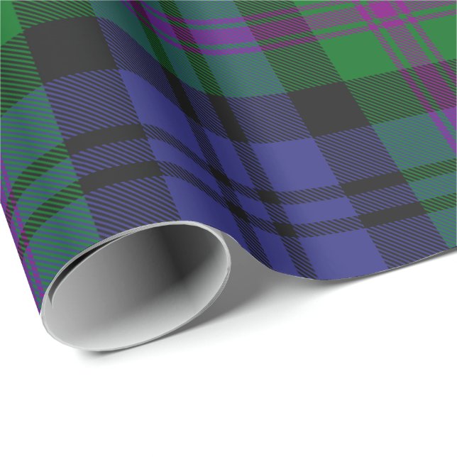 Papel De Presente Clan Baird Tartan (Ponta do rolo)