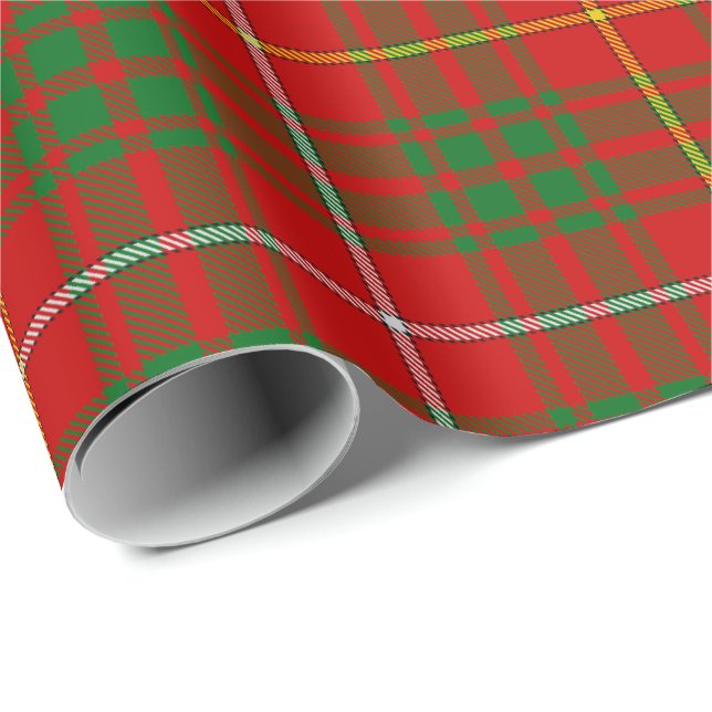 Papel De Presente Clan Bruce Tartan (Ponta do rolo)