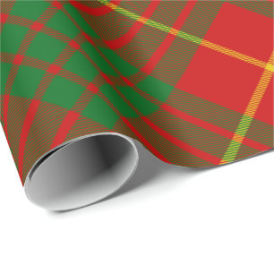 Papel De Presente Clan Cameron Tartan