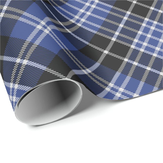 Papel De Presente Clan Clark Tartan (Ponta do rolo)