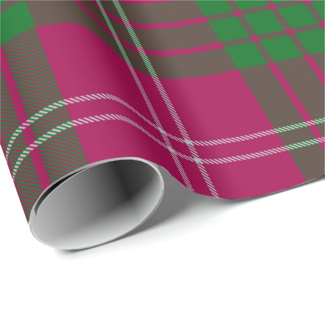 Papel De Presente Clan Crawford Tartan Wrapping Paper (Ponta do rolo)