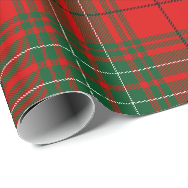 Papel De Presente Clan Cumming Tartan (Ponta do rolo)