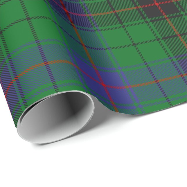 Papel De Presente Clan Davidson Tartan (Ponta do rolo)