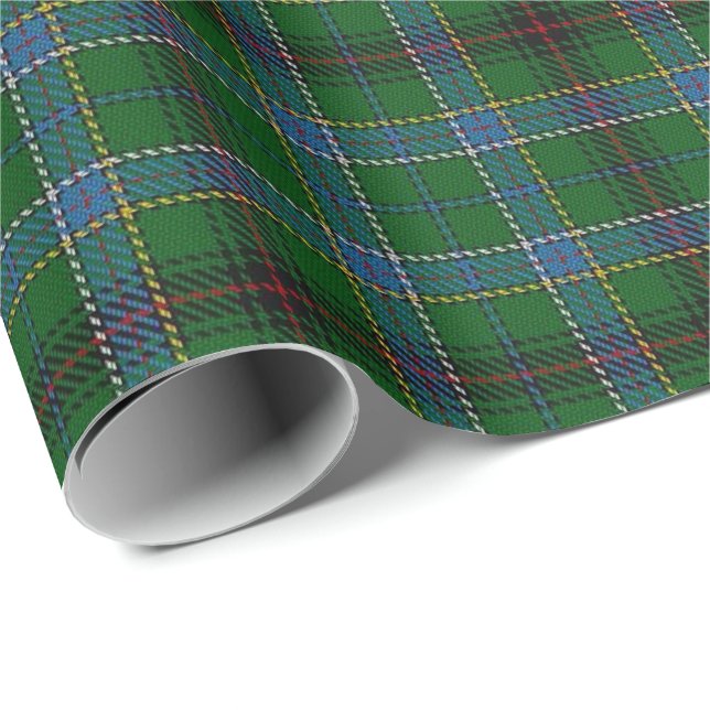 Papel De Presente Clan Duncan Scottish Tartan (Ponta do rolo)