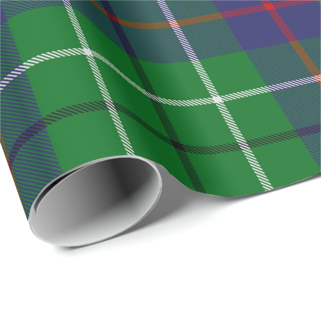 Papel De Presente Clan Duncan Tartan (Ponta do rolo)