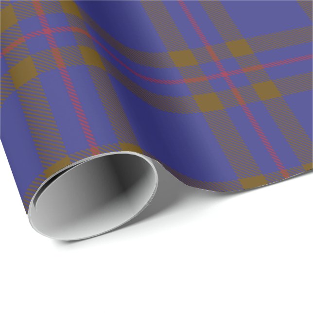 Papel De Presente Clan Elliot Modern Tartan (Ponta do rolo)