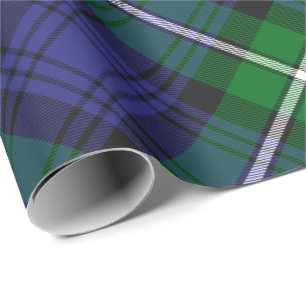 Papel De Presente Clan Forbes Tartan