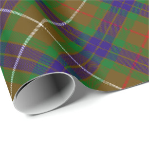 Papel De Presente Clan Fraser caçando Tartan