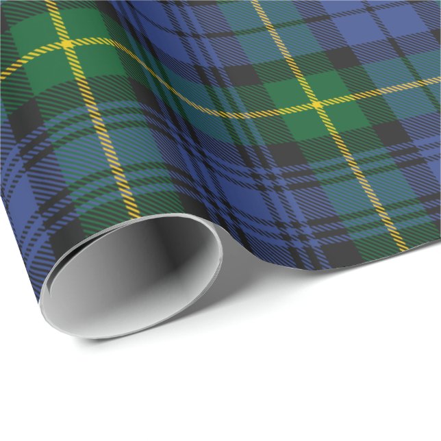 Papel De Presente Clan Gordon Tartan Wrapping Paper (Ponta do rolo)