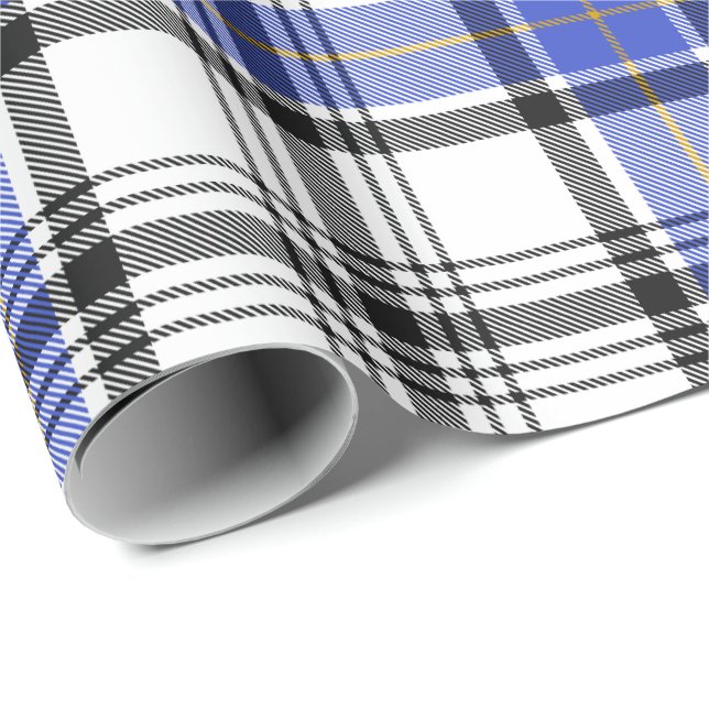 Papel De Presente Clan Hannay Tartan (Ponta do rolo)