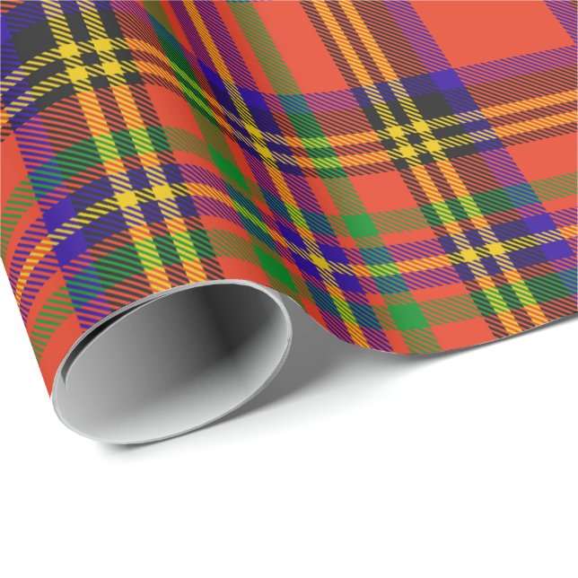 Papel De Presente Clan Hepburn Tartan (Ponta do rolo)