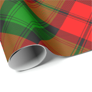 Papel De Presente Clan Kerr Tartan