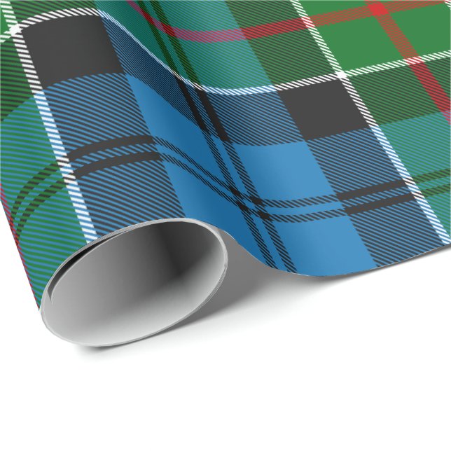 Papel De Presente Clan Kirkpatrick Tartan (Ponta do rolo)