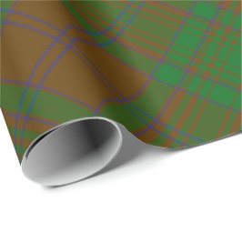 Papel De Presente Clan MacAlister de Glenbarr caçando Tartan