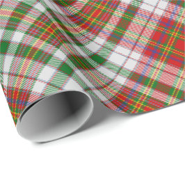Papel De Presente Clan MacAlister Vestir Tartan Wrapping Paper