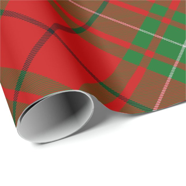 Papel De Presente Clan MacAulay Tartan Wrapping Paper (Ponta do rolo)