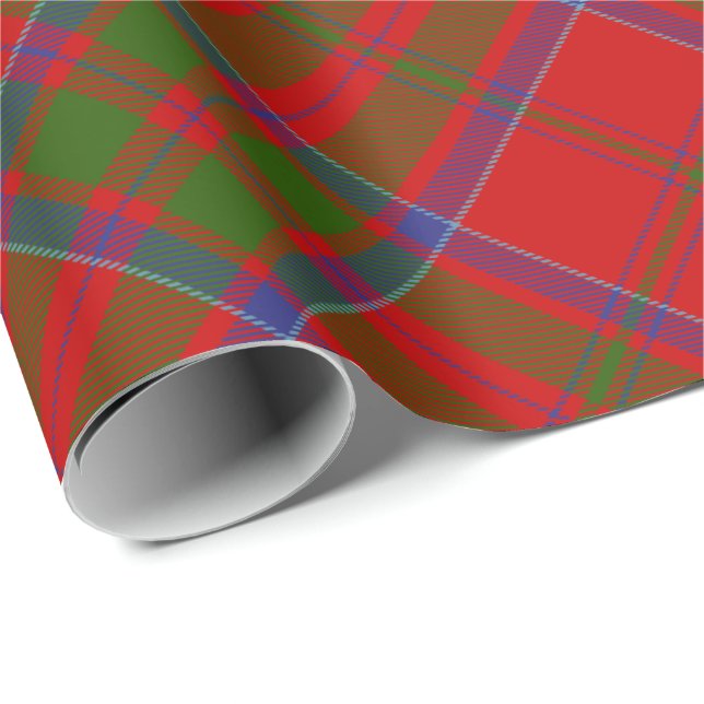 Papel De Presente Clan MacDonald do Keppoch Tartan Wrapping Paper (Ponta do rolo)