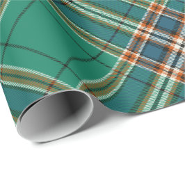 Papel De Presente Clan MacFarlane Caça Antigo Tartan