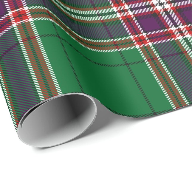 Papel De Presente Clan MacFarlane Modern caçando Tartan (Ponta do rolo)