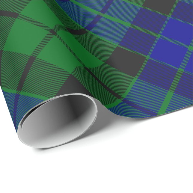 Papel De Presente Clan MacKay Tartan (Ponta do rolo)