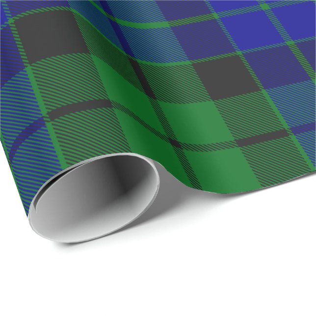 Papel De Presente Clan MacKay Tartan (Ponta do rolo)