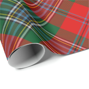 Papel De Presente Clan MacLean Tartan
