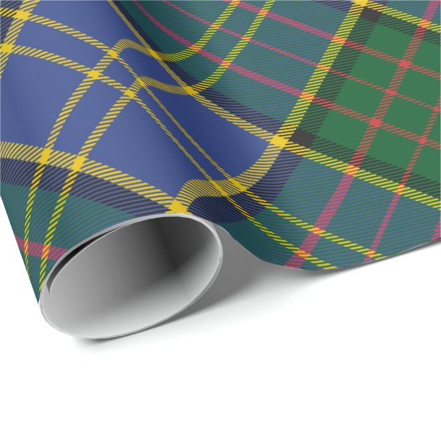 Papel De Presente Clan MacMillan caçando Tartan (Ponta do rolo)