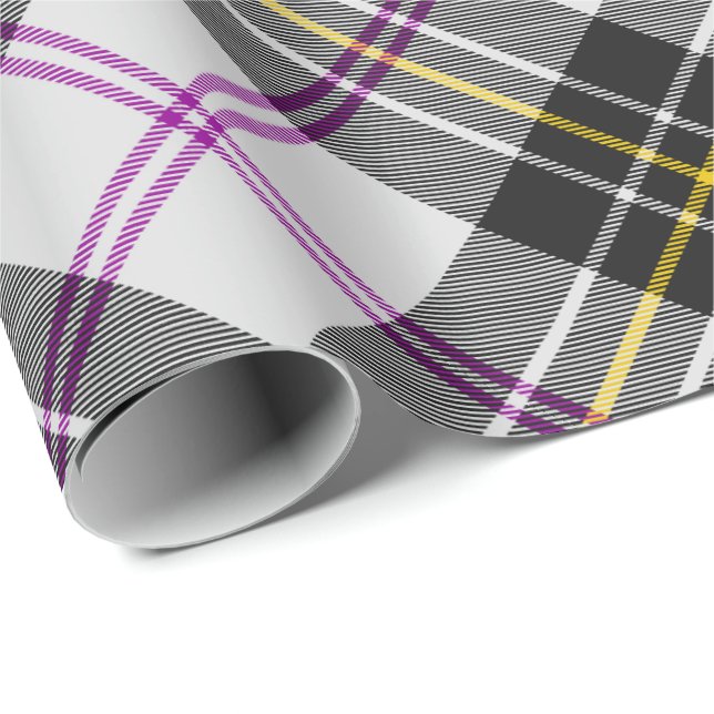 Papel De Presente Clan MacPherson Dress Tartan Wrapping Paper (Ponta do rolo)