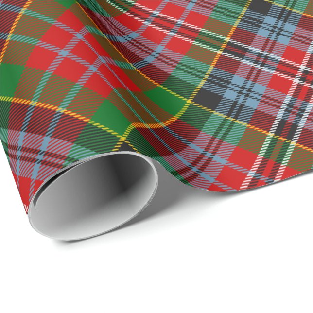 Papel De Presente Clan MacPherson Tartan Wrapping Paper (Ponta do rolo)