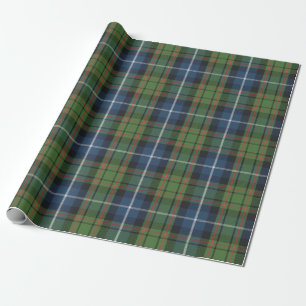 Papel De Presente Clan MacRae Caça Antigo Tartan Escocês