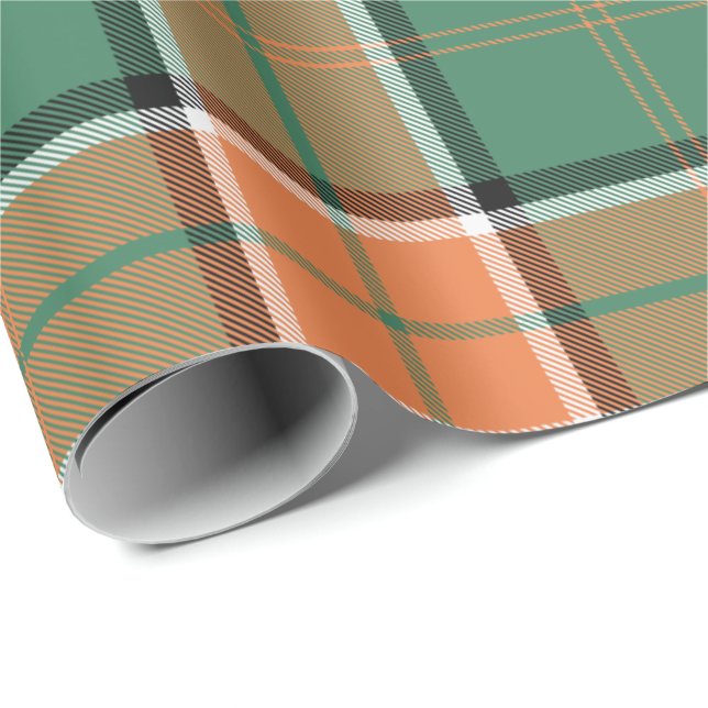 Papel De Presente Clan Pollock Tartan Wrapping Paper (Ponta do rolo)