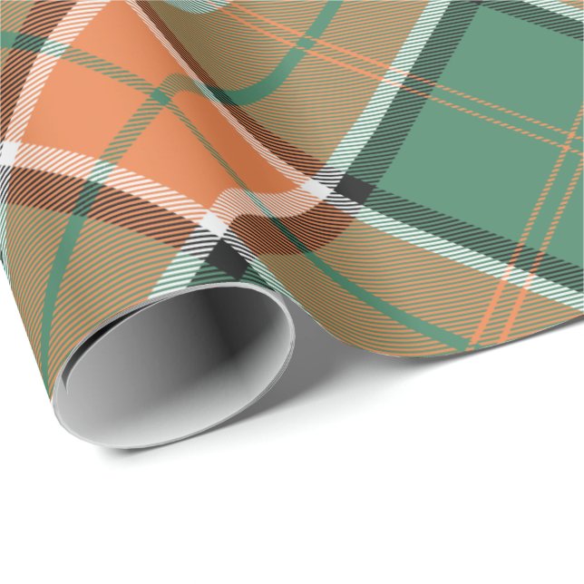 Papel De Presente Clan Pollock Tartan Wrapping Paper (Ponta do rolo)