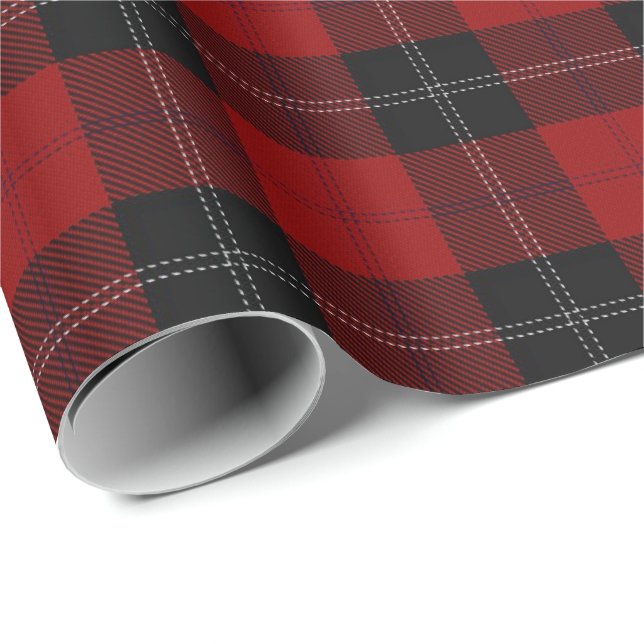Papel De Presente Clan Ramsay Scottish Tartan (Ponta do rolo)