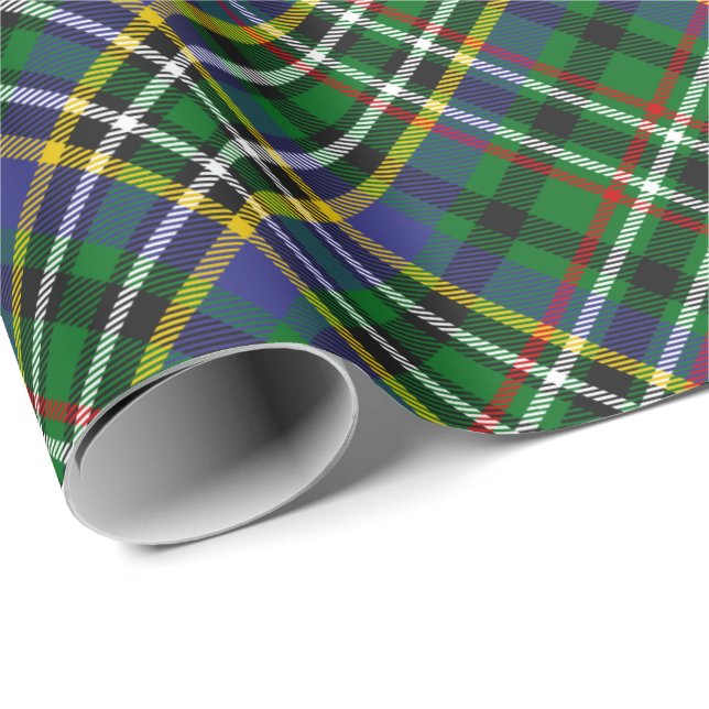 Papel De Presente Clan Scott Green Tartan Wrappaper (Ponta do rolo)