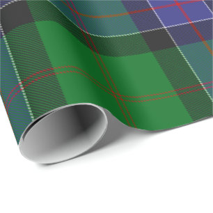 Papel De Presente Clan Sinclair caçando Tartan