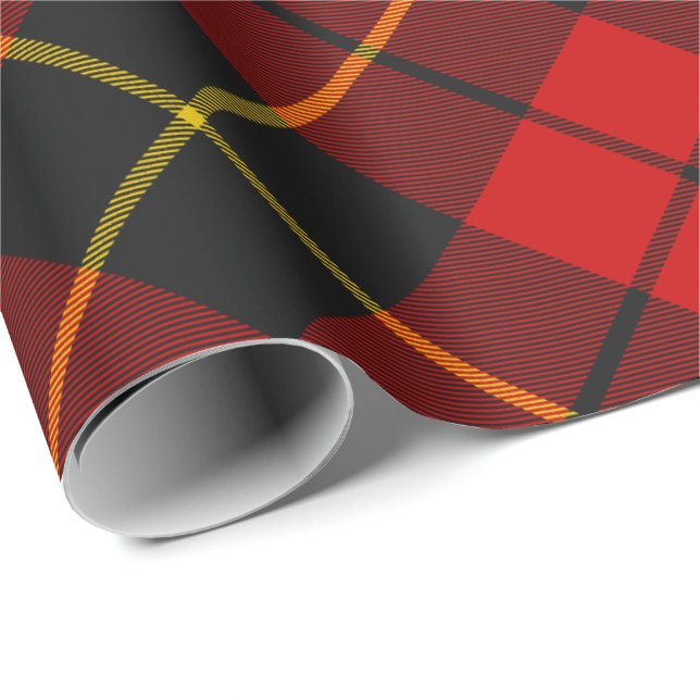 Papel De Presente Clan Wallace Tartan Wrapping Paper (Ponta do rolo)