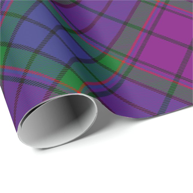 Papel De Presente Clan Wardlaw Tartan (Ponta do rolo)