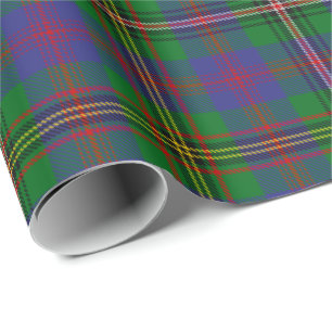 Papel De Presente Clan Wood Tartan