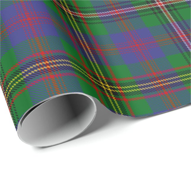 Papel De Presente Clan Wood Tartan (Ponta do rolo)