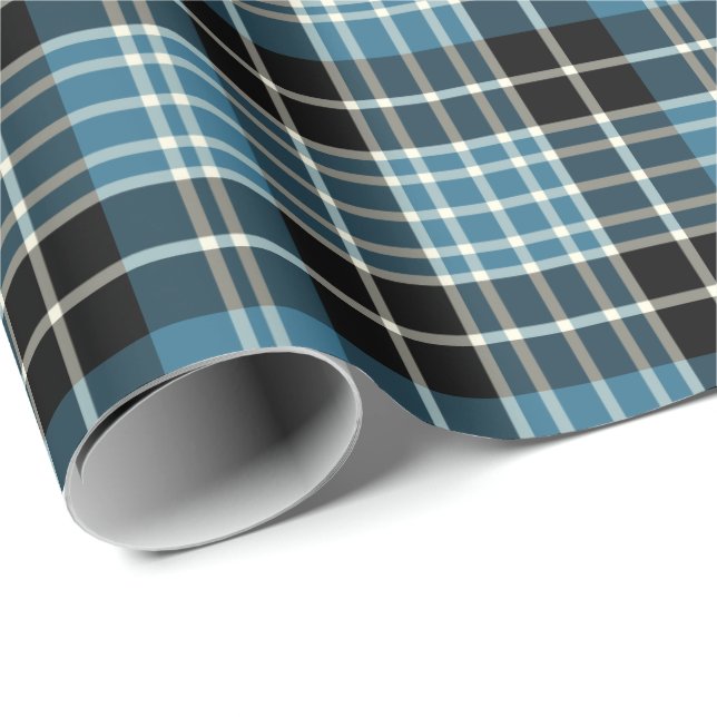 Papel De Presente Clark Clan Tartan (Ponta do rolo)