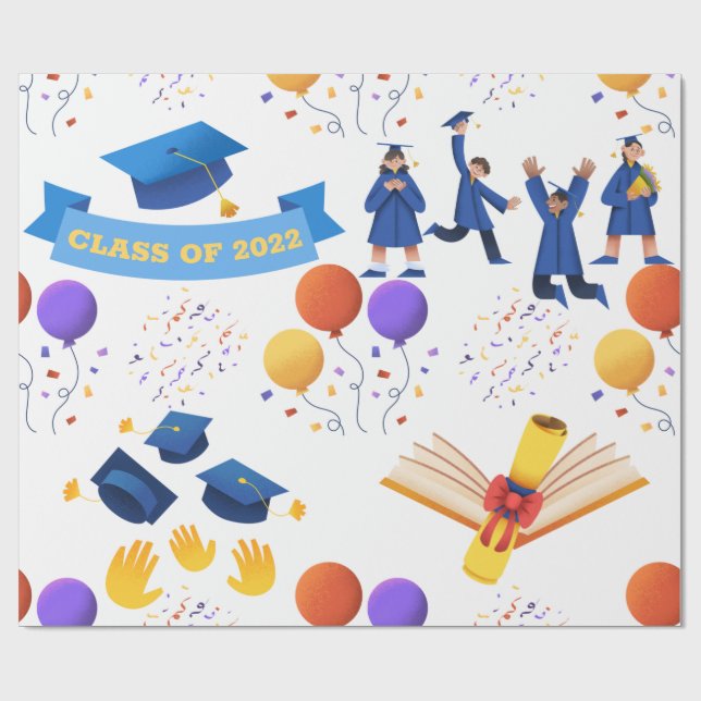 Papel De Presente Classe De Graduação Divertida De (Aberto)