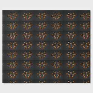 Papel De Presente Classe de Ioga Halloween