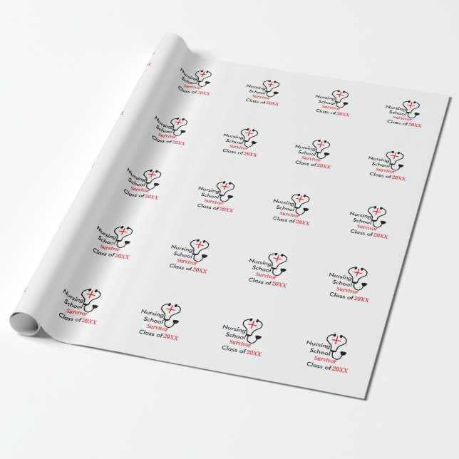 Papel De Presente Classe de sobreviventes da Escola de Enfermagem de (Desenrolado)