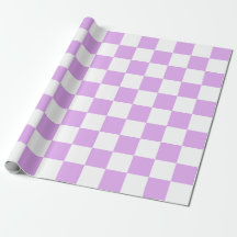 Classic light lavender checkerboard 