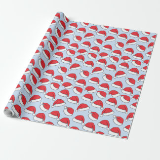 Papel De Presente Classic Santa Hat