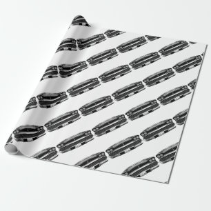 Papel De Presente Clássico Chevy