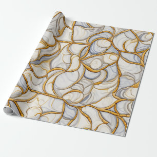 Papel De Presente Clássico mármore romano
