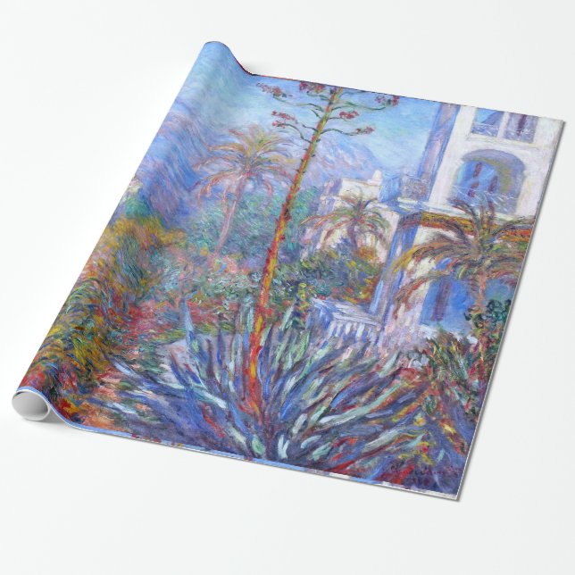Papel De Presente Claude Monet: Casas de campo em Bordighera (Desenrolado)