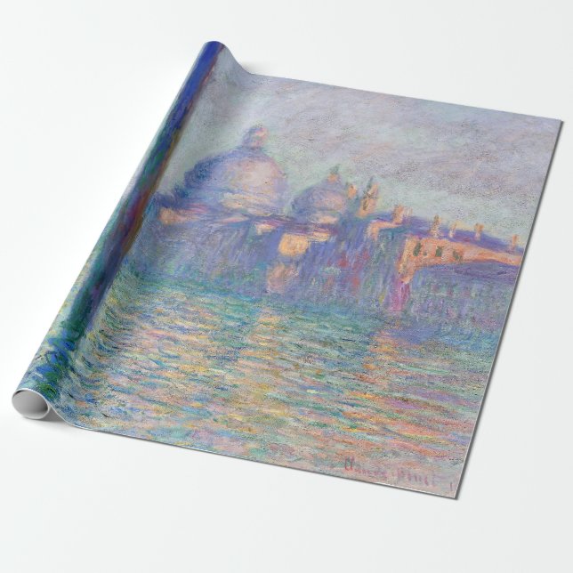 Papel De Presente Claude Monet - Grande Canal, Veneza (Desenrolado)