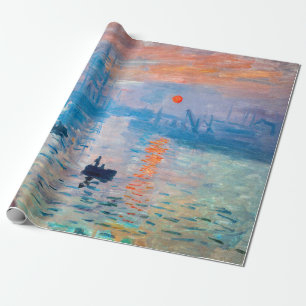 Papel De Presente Claude Monet - Impressão, Assalto do Sol